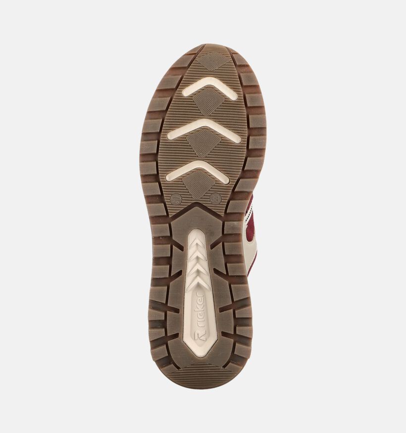 Rieker R-TEX Baskets en Bordeaux pour femmes (376585) - pour semelles orthop&eacute;diques