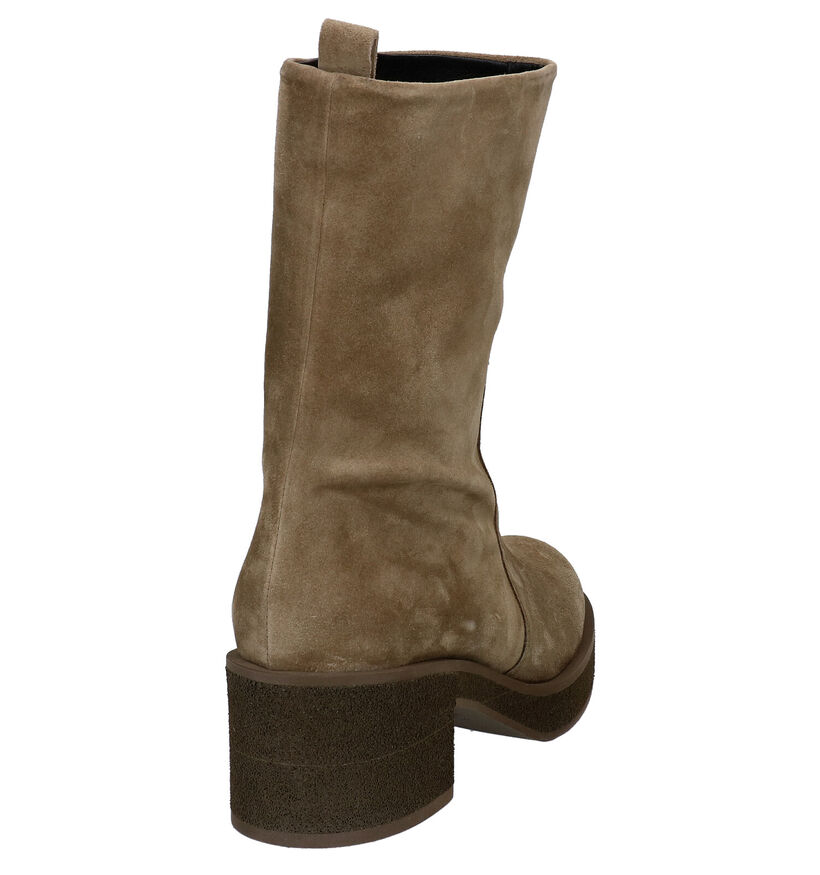 Zinda Bottes courtes en Vert kaki pour femmes (298906)