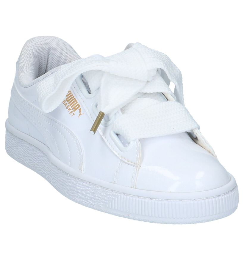 Puma Basket Heart Patent Baskets en Rose pour femmes (209961)