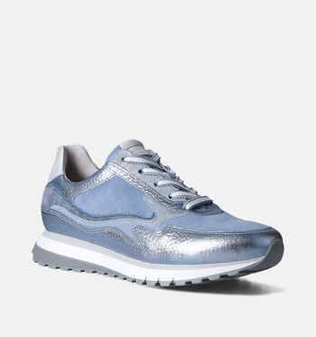 Gabor OptiFit Sneakers Wit/Blauw