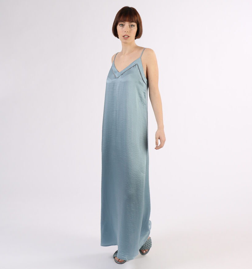 Vila Floating Robe longue en Bleu (293196)