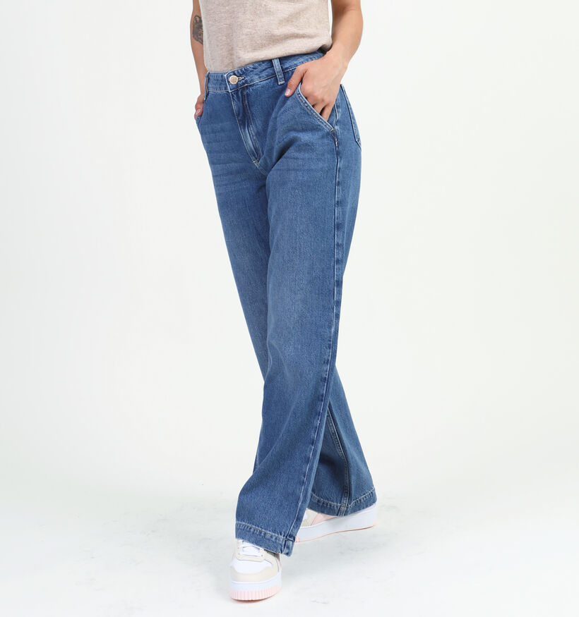 Vila Denise Straight leg jeans L32 en Bleu pour femmes (332518)