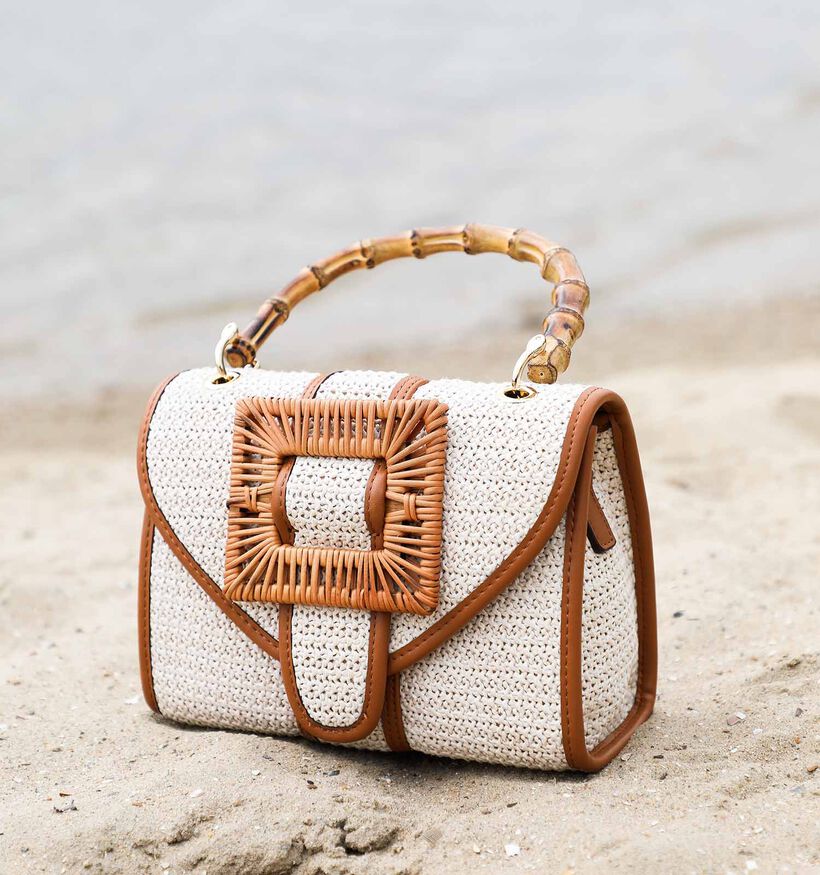 Laurent David Sacs à main en Beige-Cognac pour femmes (358029)