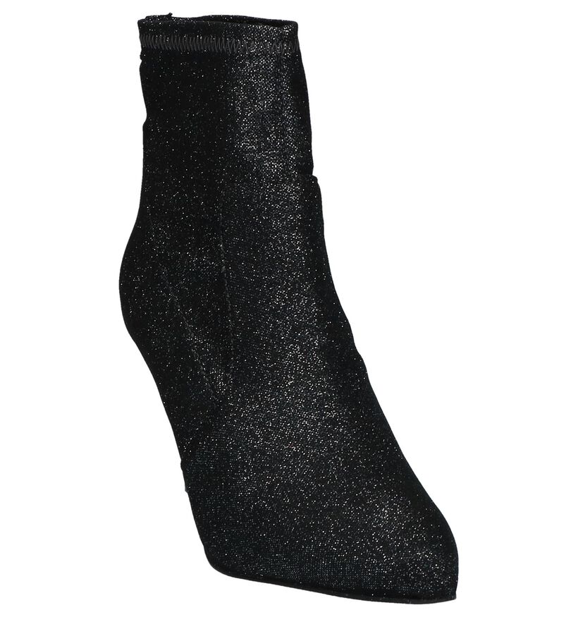 Lotus Bottines à talons en Argent en textile (226593)