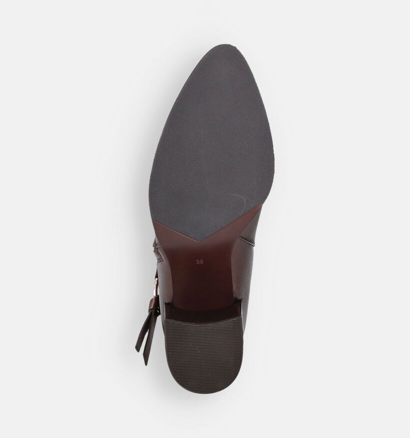 Regarde le Ciel Taylor Bottines à talons en Marron pour femmes (365551)