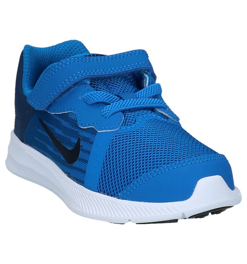 Nike Baskets basses en Bleu en textile (219607)