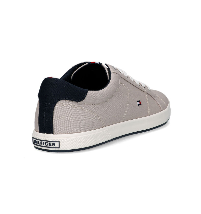 Tommy Hilfiger Iconic Beige Veterschoenen in stof (321215)