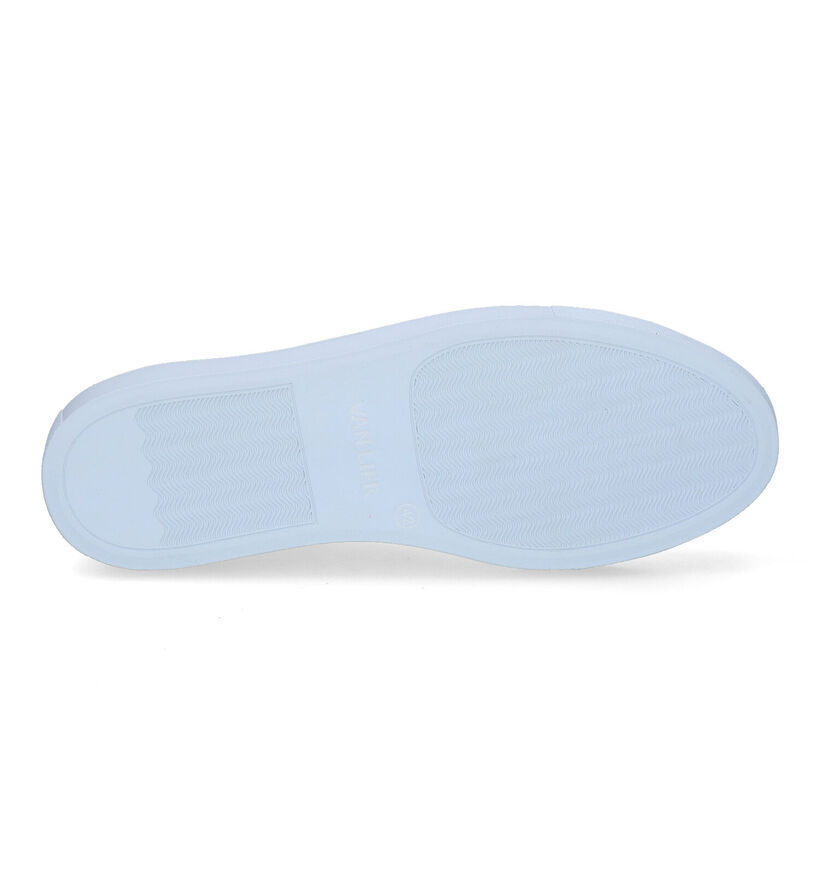 Van Lier Witte Veterschoenen in leer (307838)