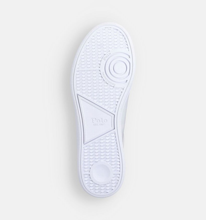 Polo Ralph Lauren HRT Court II Witte/Cognac Sneakers voor heren (366443)