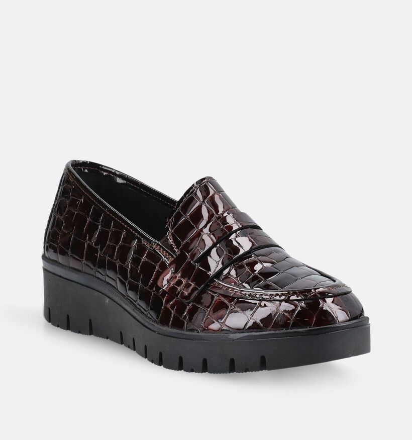 Solemade Noa Donkerbruine Mocassins voor dames (380010) - geschikt voor steunzolen