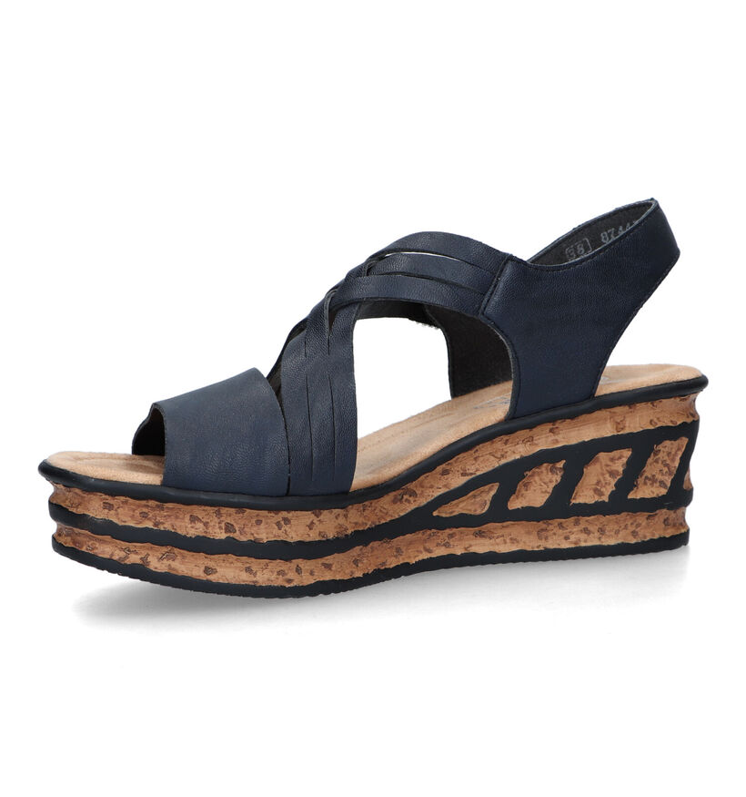 Rieker Blauwe Sandalen voor dames (323625)