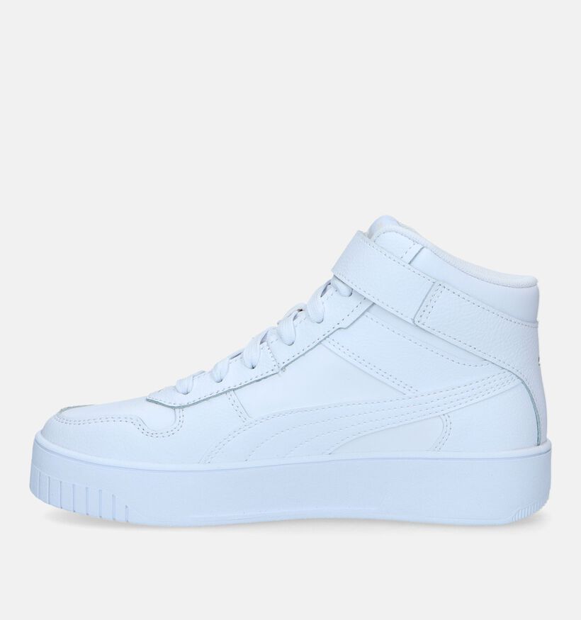 Puma Carina Street Mid Baskets en Blanc pour femmes (326419) - pour semelles orthopédiques