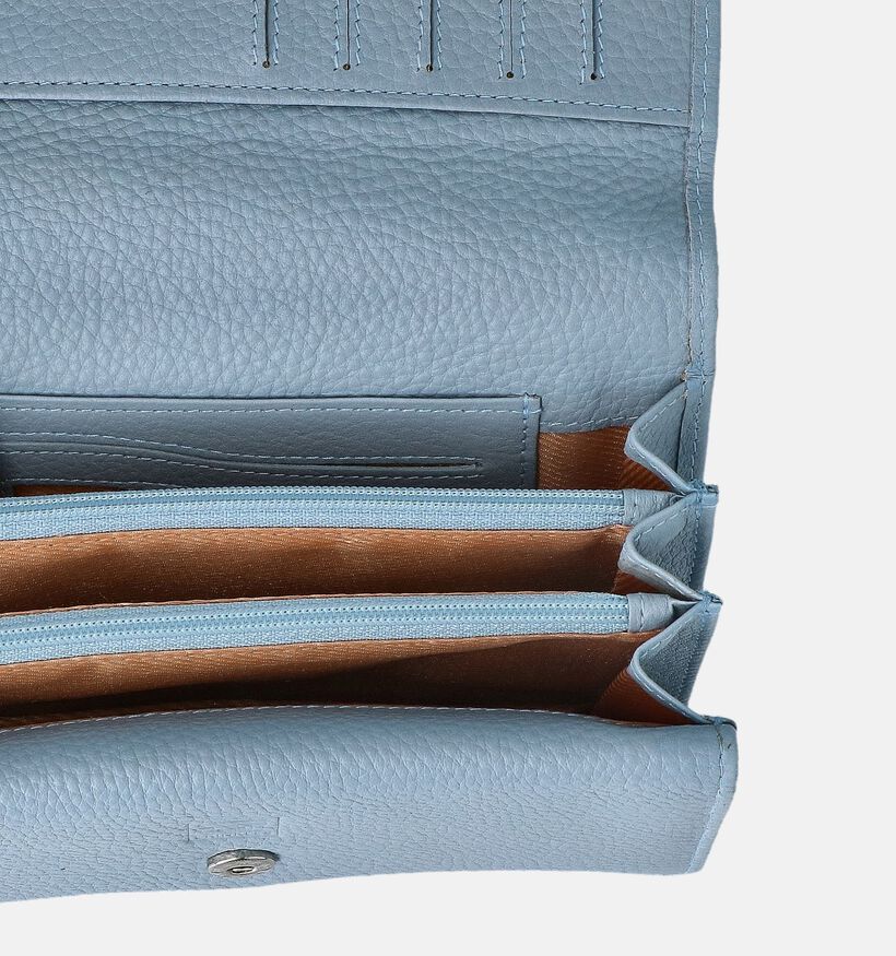 Crinkles Portefeuille en Bleu pour femmes (358090)