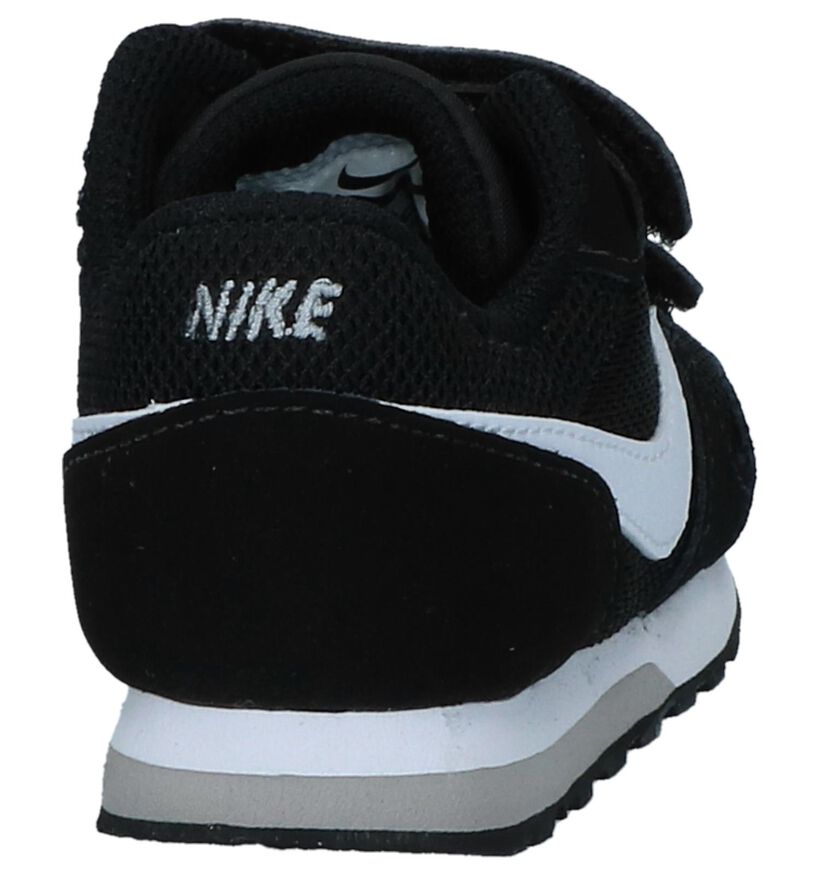 Zwarte Velcro Babysneakers Nike MD Runner 2 in kunstleer (234329)