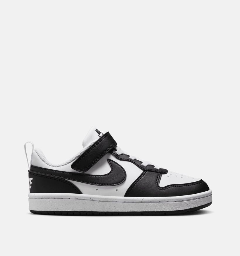 Nike Court Borough Zwarte Sneakers voor jongens, meisjes (357233) - geschikt voor steunzolen
