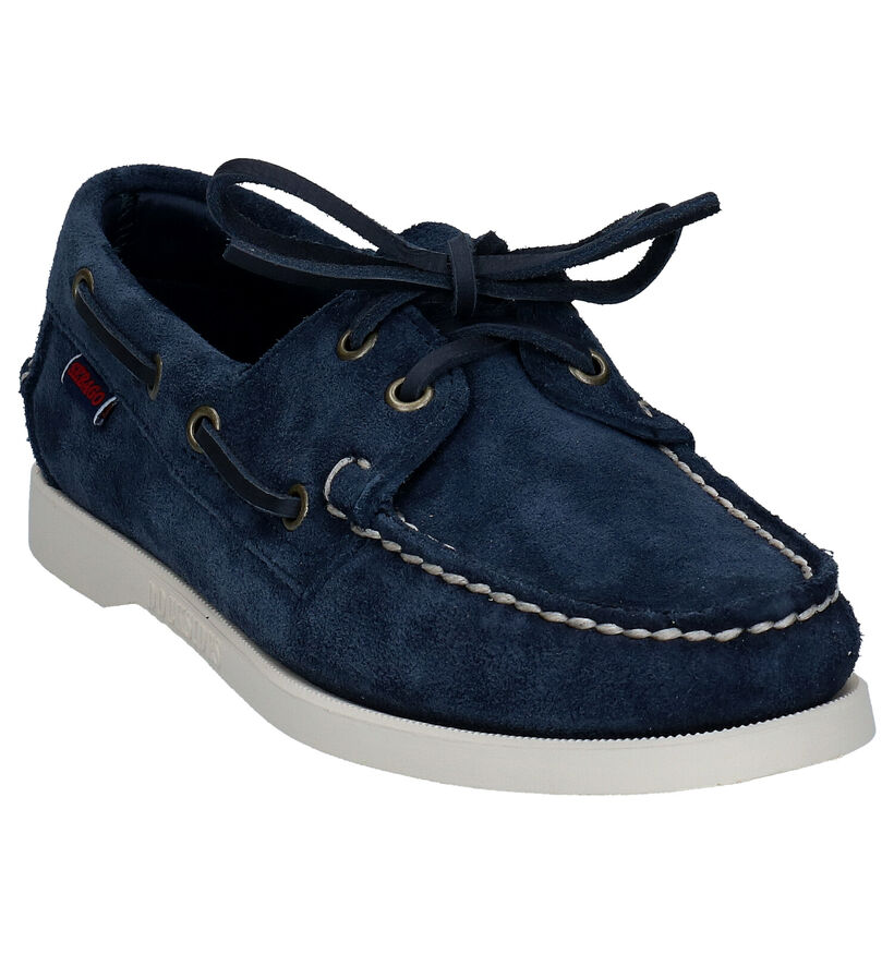 Sebago Dockside Blauwe Bootschoenen voor dames (303746)