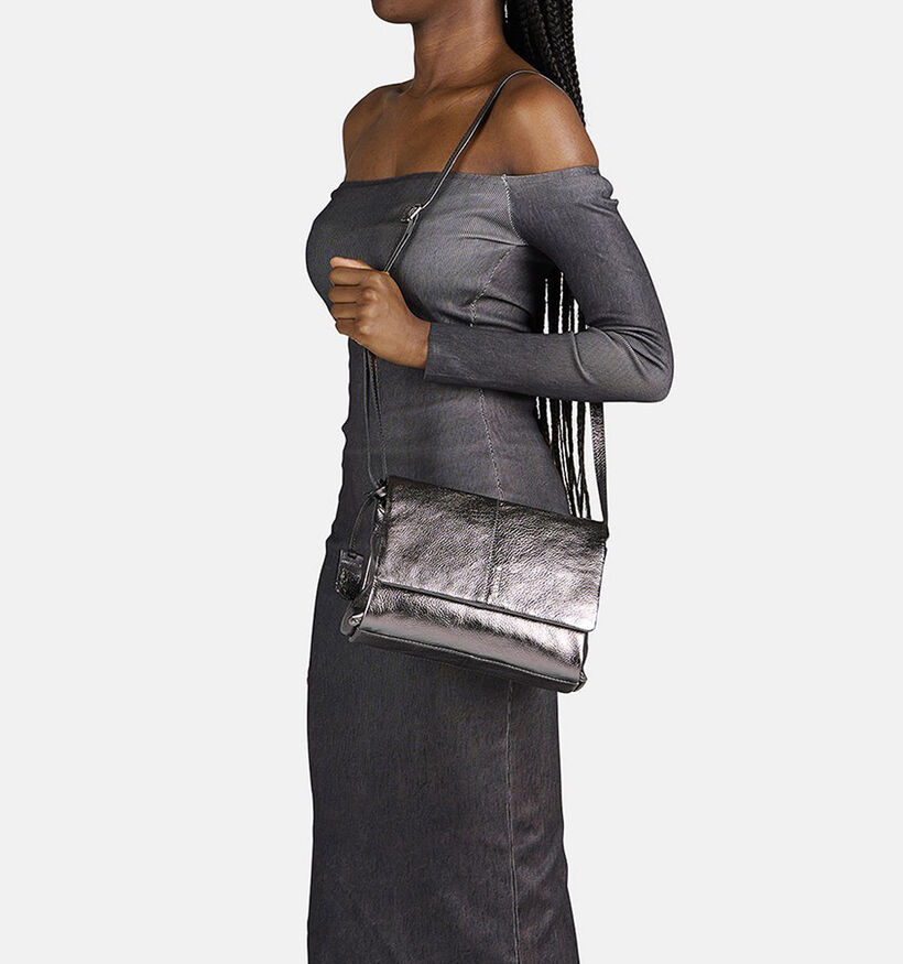 Burkely Raeven Sac porté croisé en Argent pour femmes (347997)