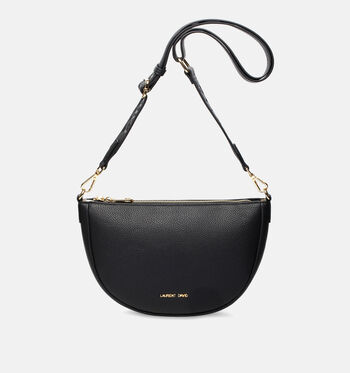 Laurent David Crossbody tassen Zwart/Goud/Cognac