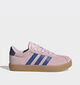 adidas VL Court 3.0 Roze/Blauwe Sneakers voor meisjes (372711) - geschikt voor steunzolen