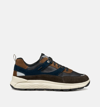 Geox Spherica Sneakers Bruin/Groen