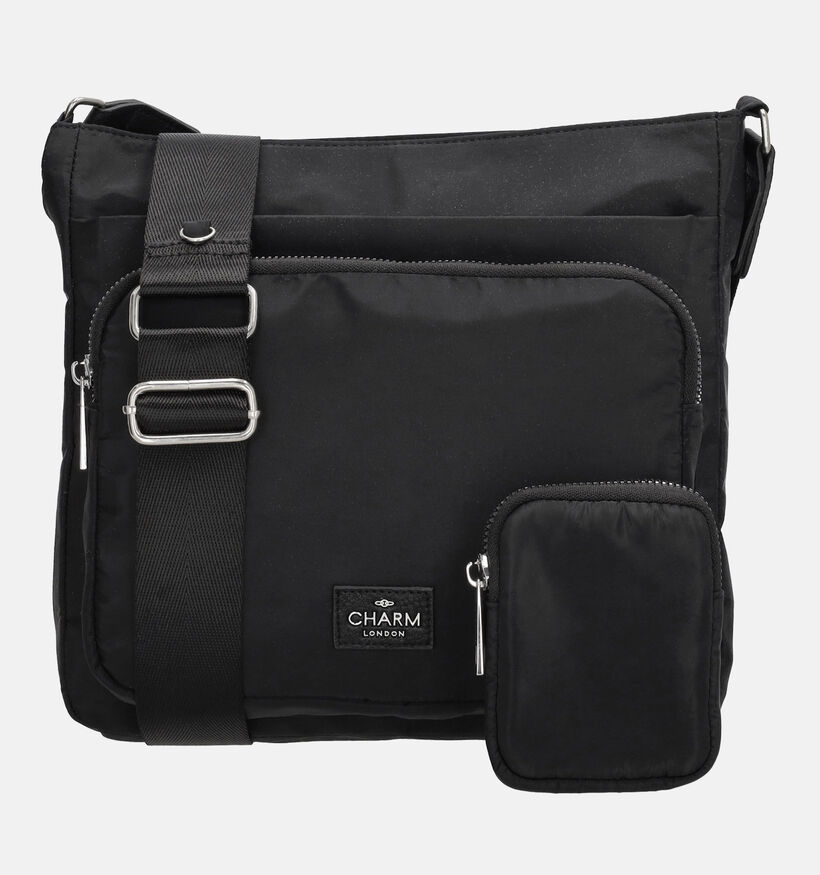 Charm London Zwarte Crossbody tas voor dames (358965)