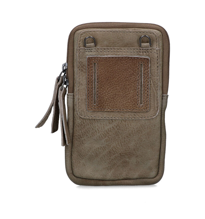 Hide & Stitches Okergeel Telefoontasje voor dames (333149)