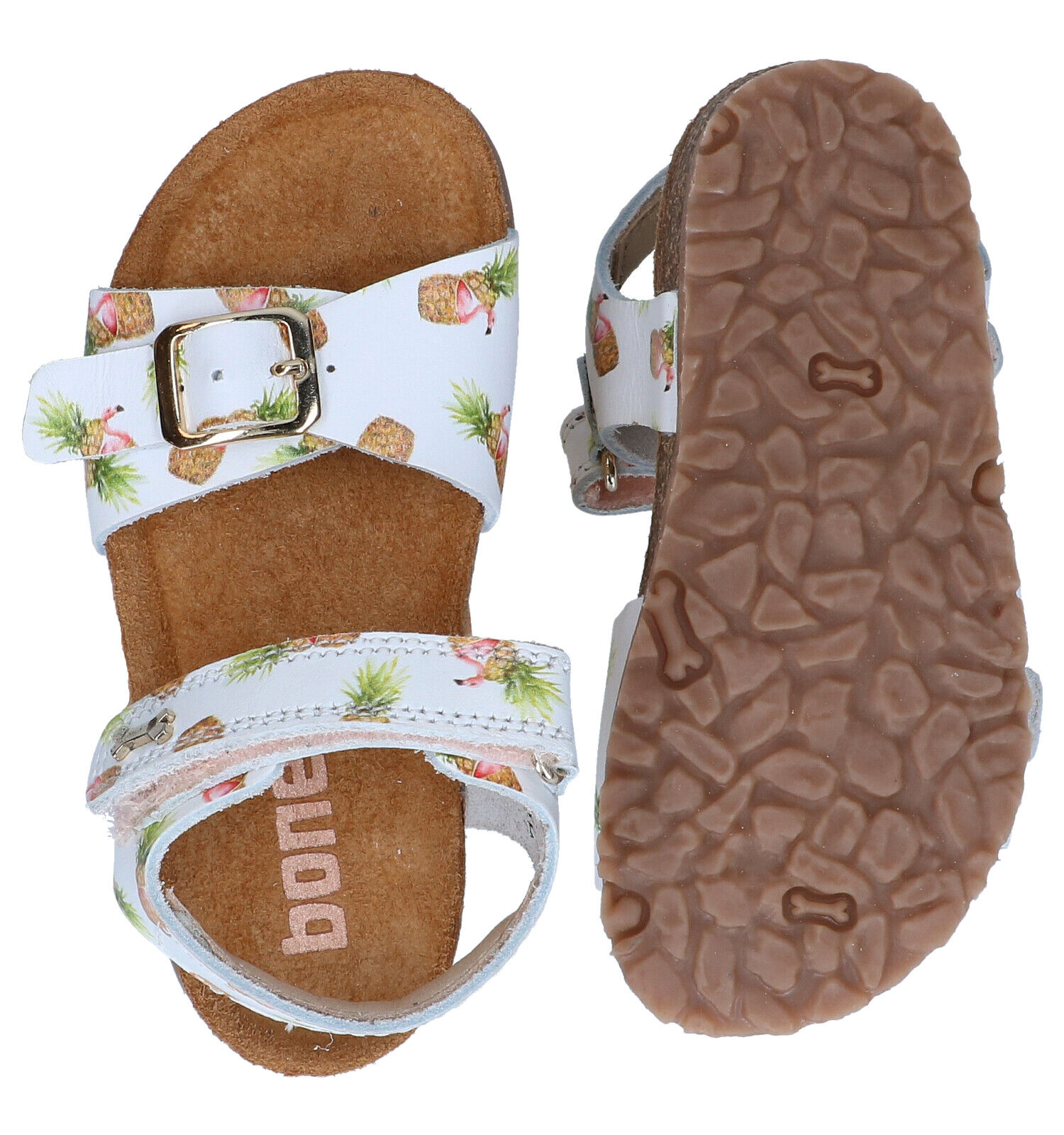 STONES and BONES Crast Witte Sandalen Meisjes Sandalen Online op TORFS .BE