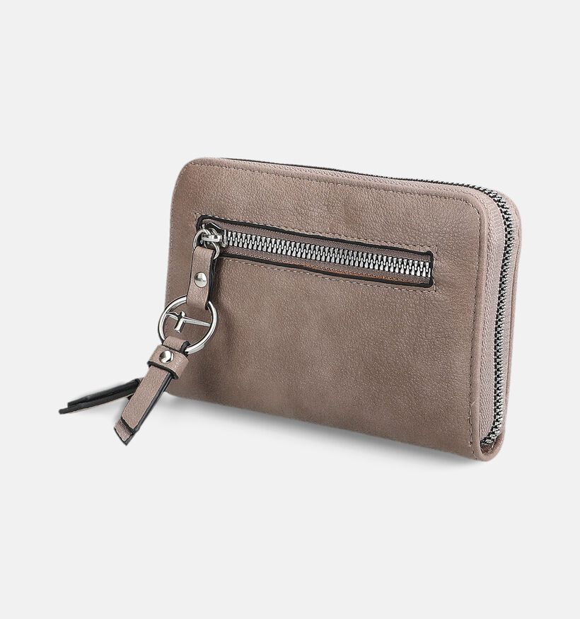 Tamaris Nele Taupe Portemonnee met Rits voor dames (378795)