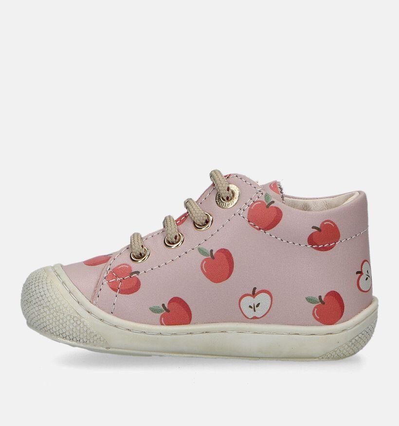 Naturino Cocoon Roze Babyschoenen voor meisjes (316120) - geschikt voor steunzolen
