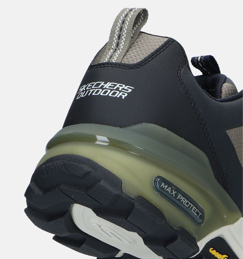 Skechers Max Protect Chaussures de randonnée en Vert kaki pour hommes (328069)