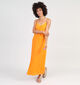 Vila Misti Oranje Maxi jurk voor dames (342088)