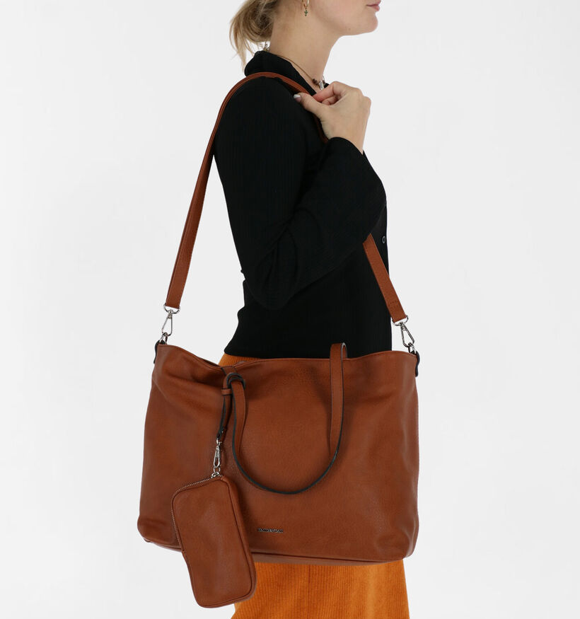 Emily & Noah Bruine Bag in bag Shopper in kunstleer (282180)