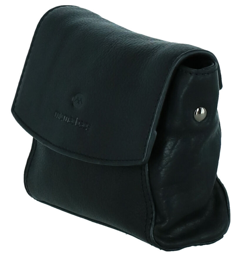 MicMacBags Sac porté croisé en Noir en cuir (263284)