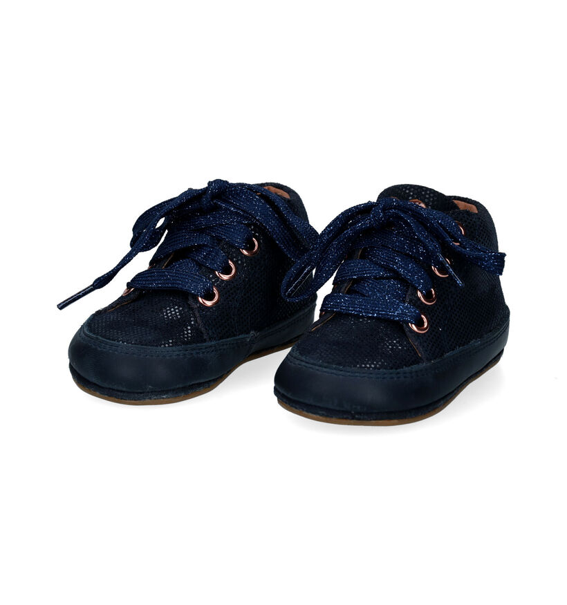 Milo & Mila Blauwe Babyschoentjes voor meisjes (295745)