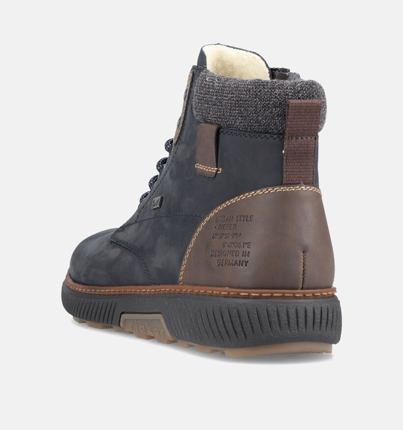 Rieker Chaussures hautes en Bleu foncé pour hommes (353195) - pour semelles orthopédiques