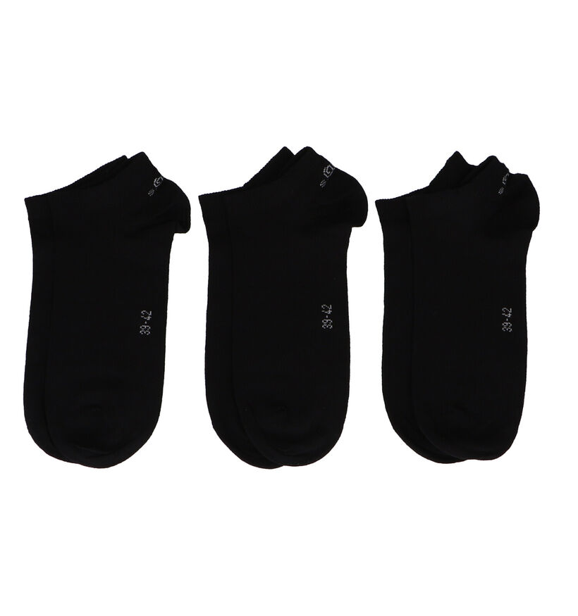 s.Oliver Chaussettes basses en Noir - 3 Paires (221885)