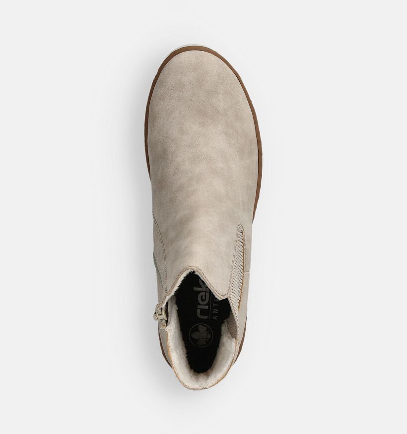 Rieker Bottines plates en Beige pour femmes (360479)