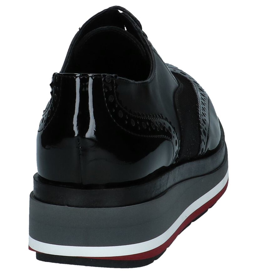 Hampton Bays Chaussures à lacets en Noir en cuir (223785)