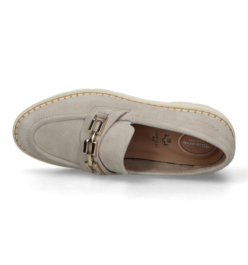 Tamaris Comfort Mocassins en Beige pour femmes (323042) - pour semelles orthopédiques