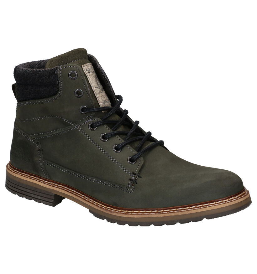 Bullboxer Kaki Bottines in nubuck (276990)