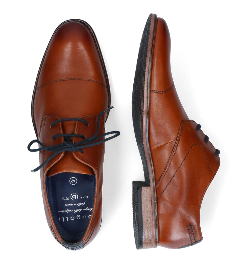 Bugatti Rinaldo Chaussures habillées en Noir pour hommes (327840)