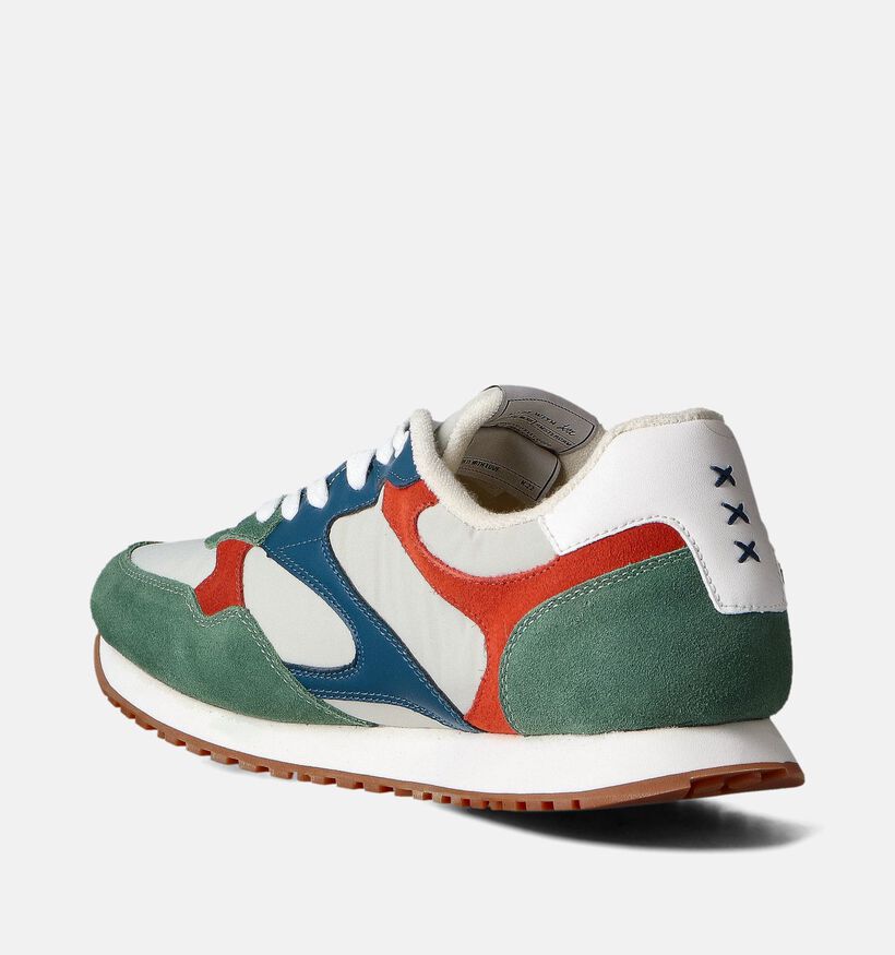Scotch & Soda Cleave Veterschoenen Groen voor heren (353331) - geschikt voor steunzolen