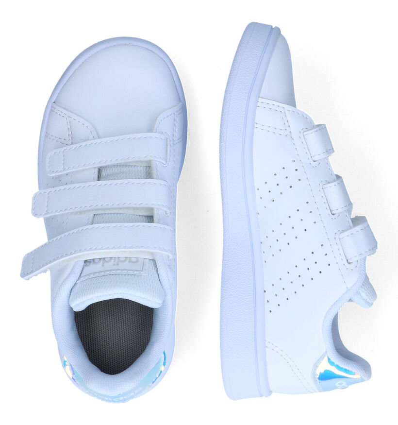 adidas Advantage C Baskets en Blanc pour filles (319539) - pour semelles orthopédiques