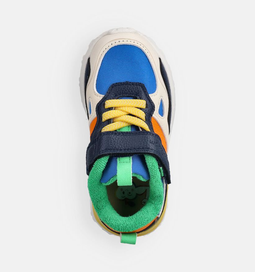 Shoo Pom Joggy Scratch Donkerblauwe/Colorblock Sneakers voor meisjes (370963) - geschikt voor steunzolen