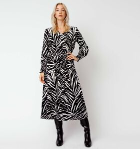 Vero Moda Liva Robe Mi-longue en Noir (318492)