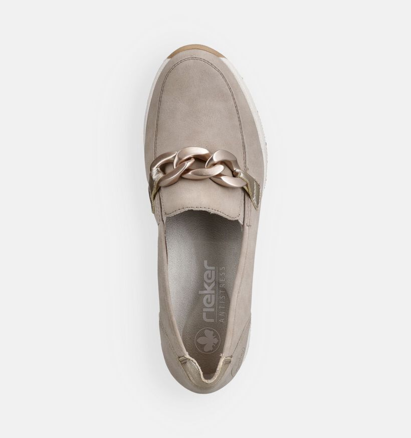 Rieker Loafers en Beige pour femmes (367718) - pour semelles orthop&eacute;diques