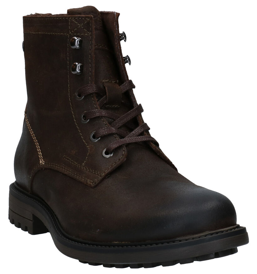 Jack & Jones Ballard Bruine Boots in nubuck (278343)