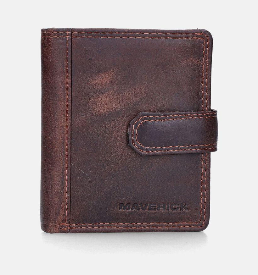 Maverick Bruine Kaartenhouder voor heren (358817)