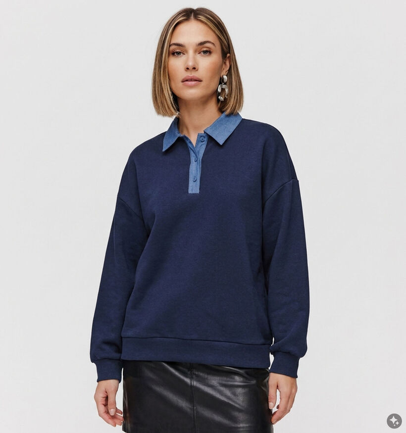 Vila Sif Donkerblauwe Sweater voor dames (382057)