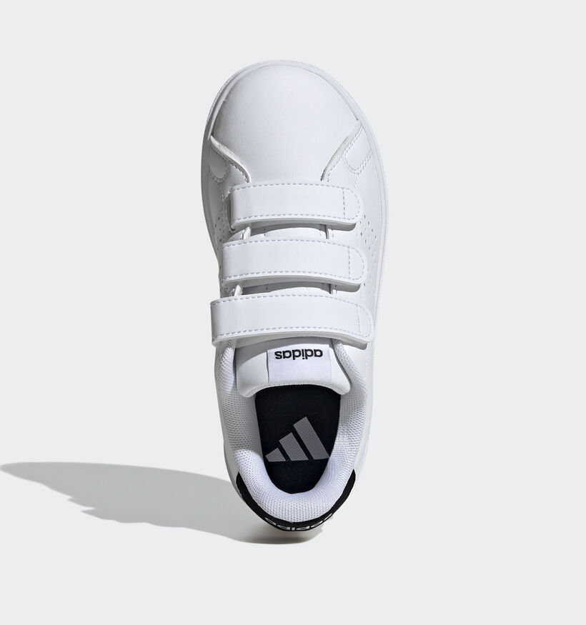 adidas Advantage Base 2.0 Witte Sneakers voor meisjes, jongens (361517)